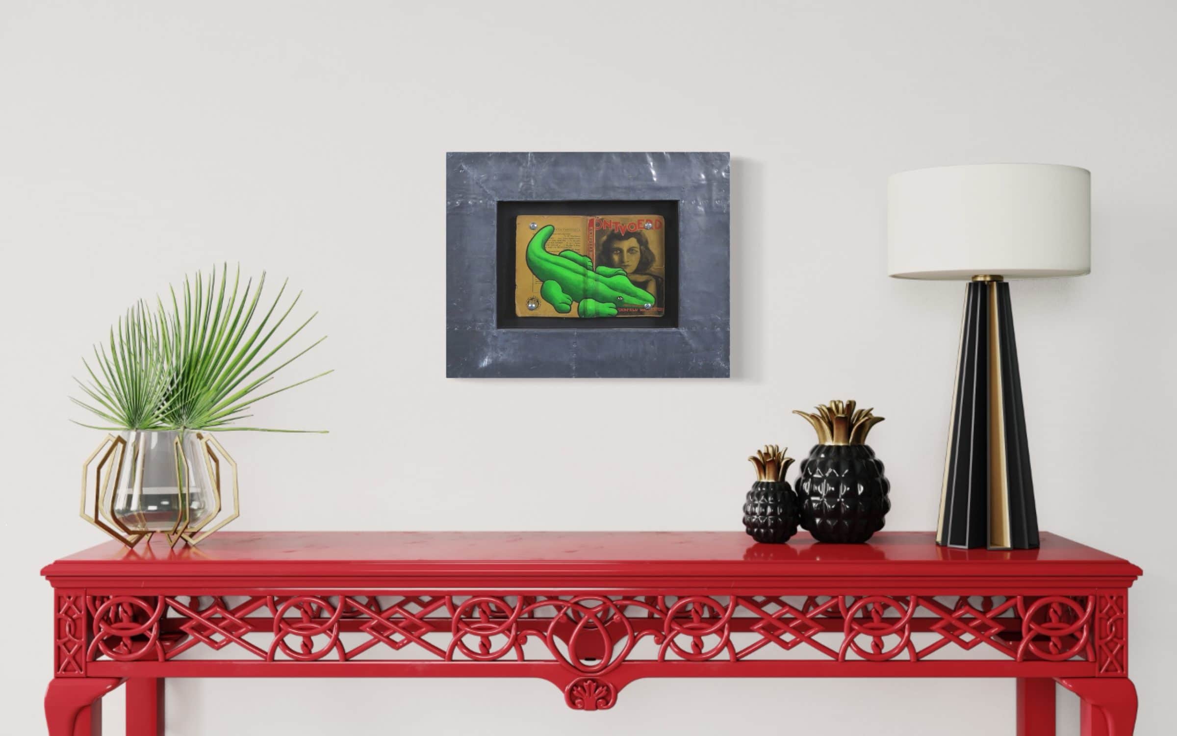 JAN BOLLAERT - 'Abducted' or 'Crocodile' - painted assemblage - Image 2