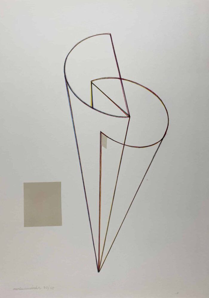Marten Hendriks - Zonder titel (Nr.30 van 100) - Litho
