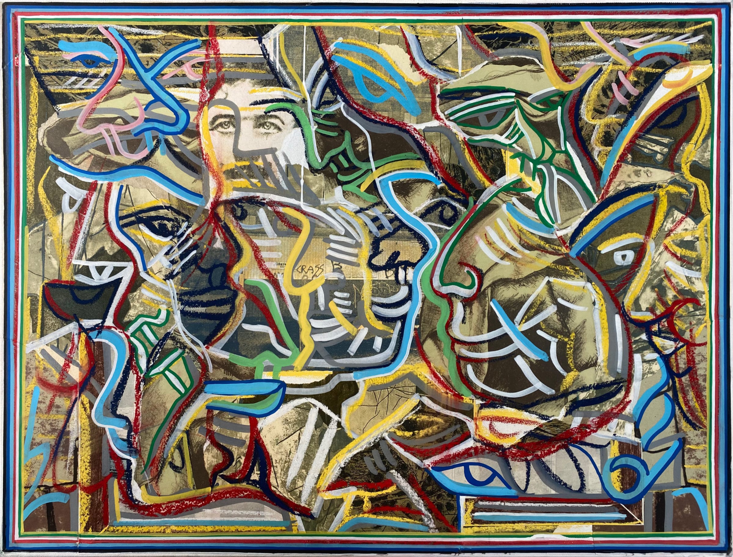 Thomas van der Linden - 'Blauw groen blauw schulp kromhout'