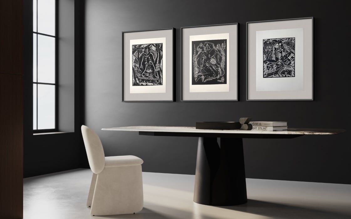 THOMAS VAN DER LINDEN - So Passionata - Impressie afmetingen in interieur