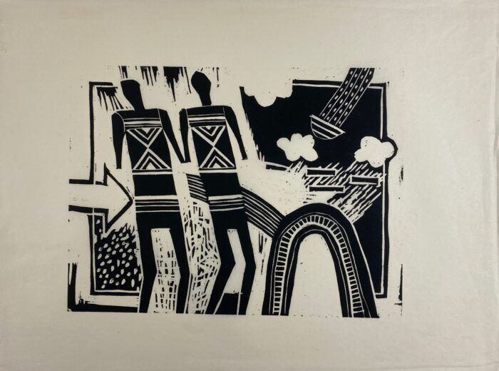 FERENC GÖGÖS - Hardboard cut