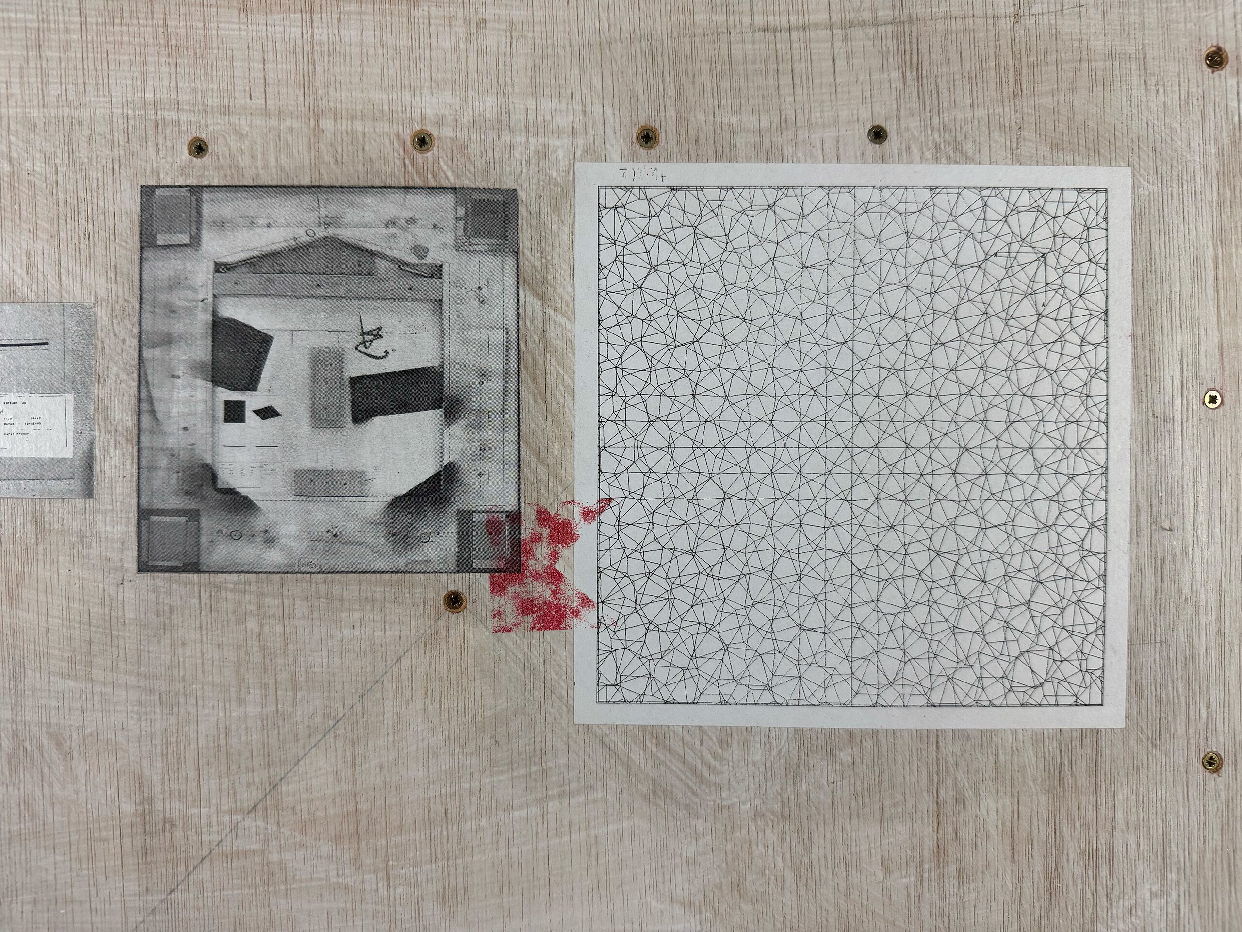 Karel Kremer - 'Relief I' paneel achterzijde