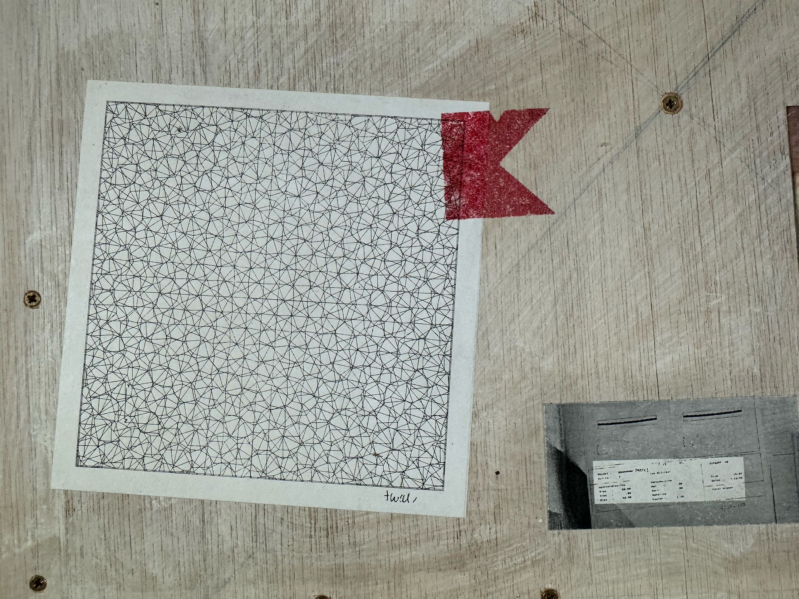 Karel Kremer - 'Relief II' sculptuur, achterzijde