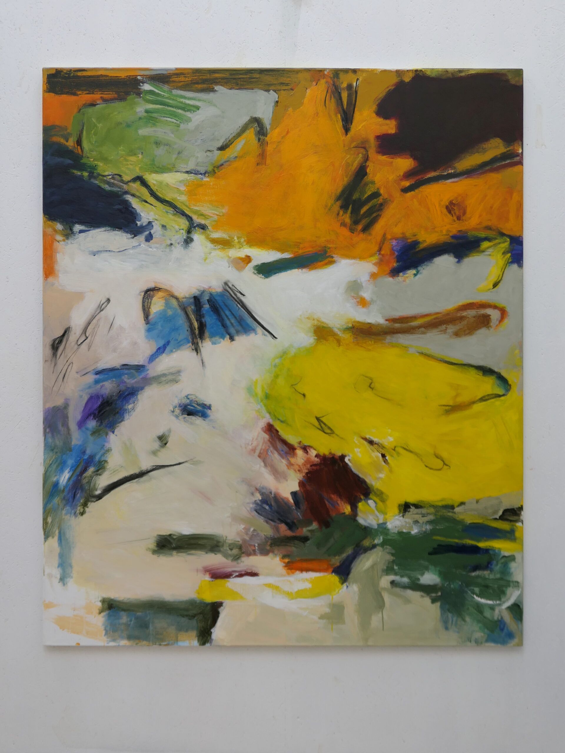 Paul Corvers - 'Pastorale' - aan wand op spieraam