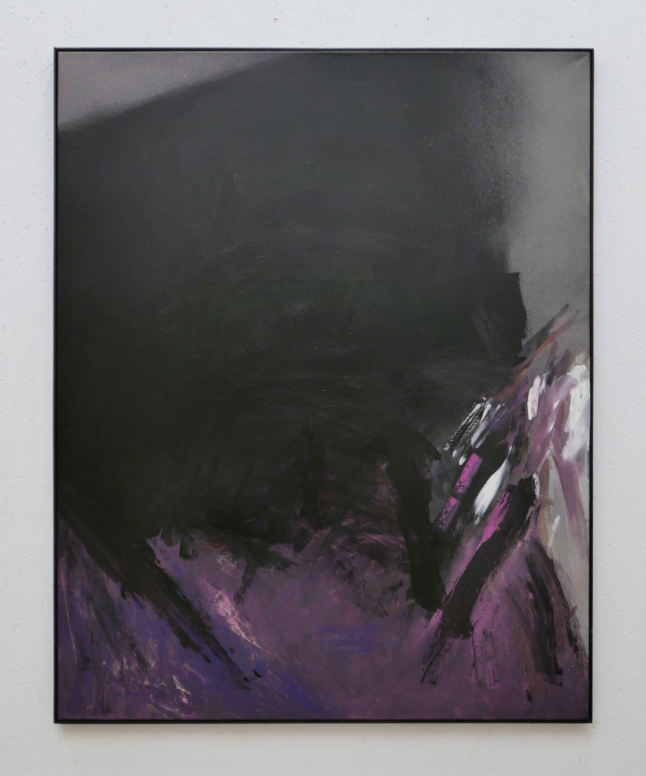 Paul Corvers - Zonder titel - Groot werk in acrylverf op canvas in lijst