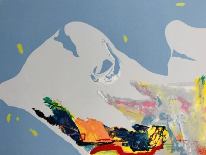 Ton van Kesteren - Abstraction - zeefdruk