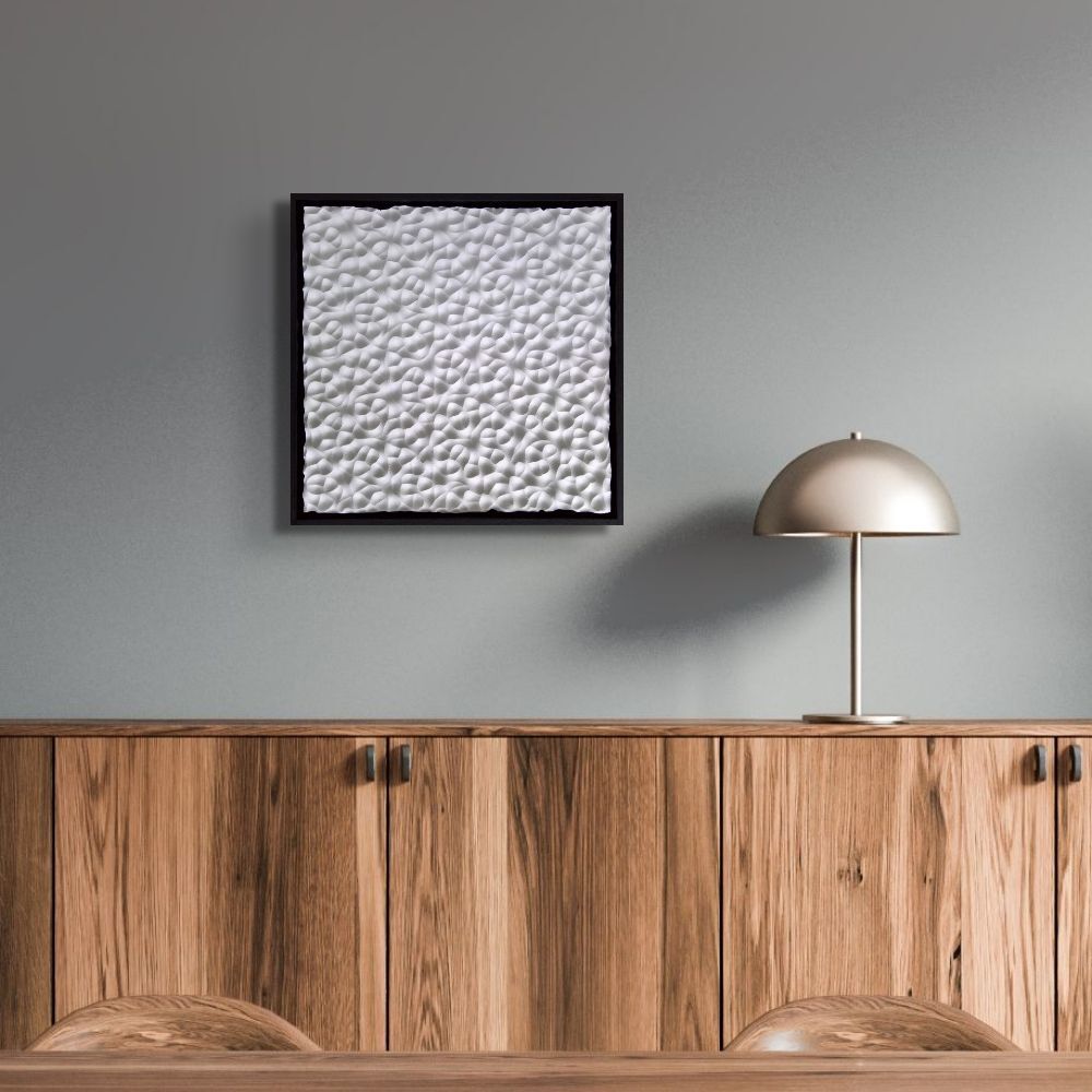 Karel Kremer - 'Relief II' paneel in interieur