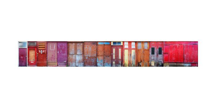 Bram Boeckhout - 'Rode deur' - foto collage