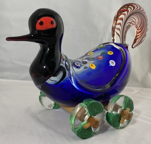 Anatra / Motor Duck - Martin Bradley - glassculptuur
