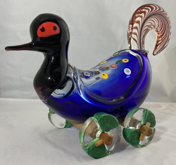 Anatra / Motor Duck - Martin Bradley - glassculptuur