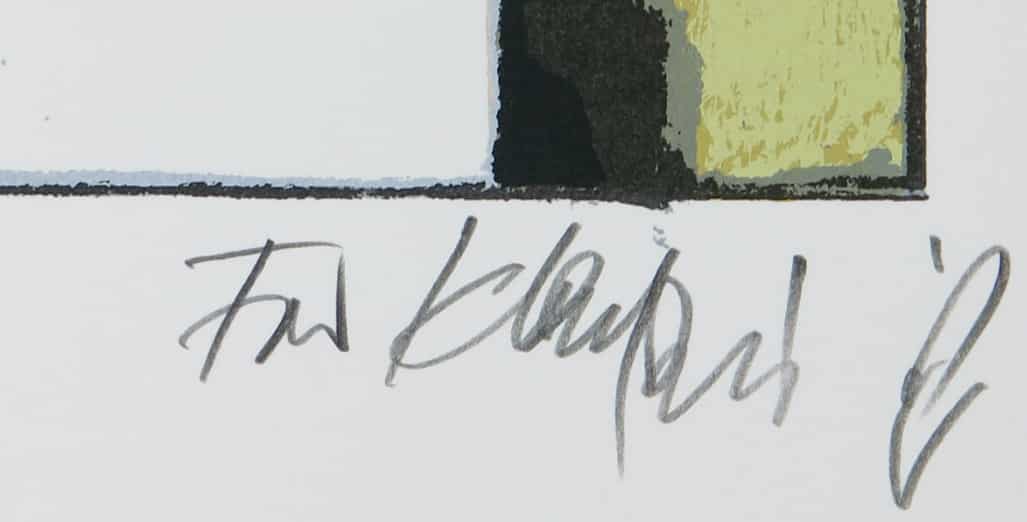 Fon Klement - Silkscreen print "Elegance"