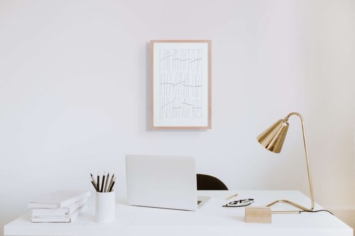Jan Schoonhoven - Hommage à Cladders - impressie in interieur