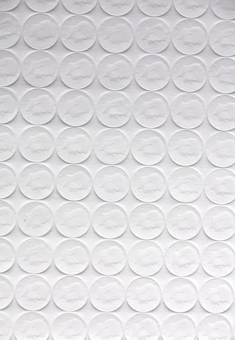 Jan Henderikse - 50 cents John F. Kennedy - Preegdruk, detail