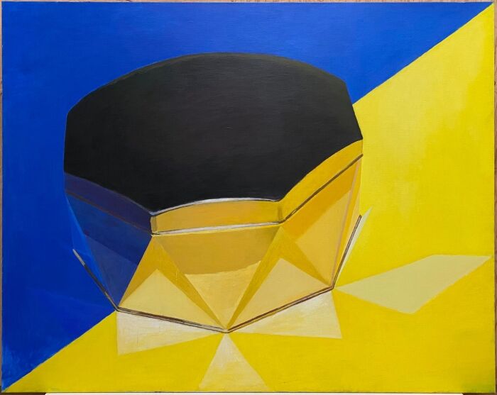 Marten Hendriks 'Kohinoor' -acrylic on canvas, very large