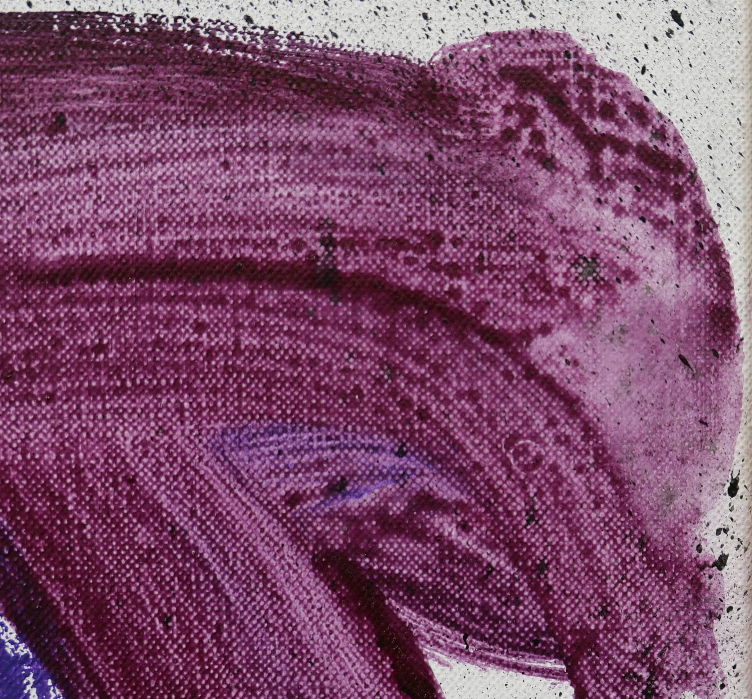 Paul Corvers - Acrylverf en houtskool op linnen, detail