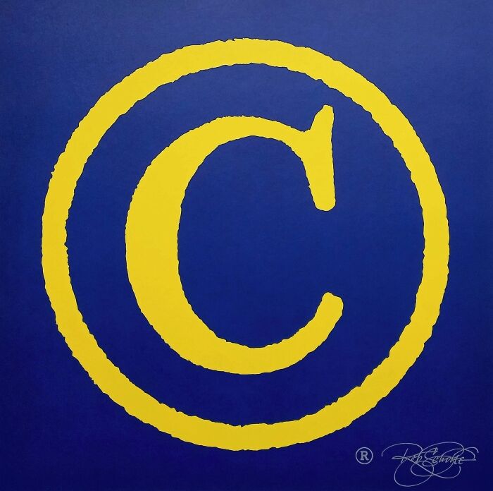Rob Scholte - 'Copyright' - Zeefdruk, afbeelding