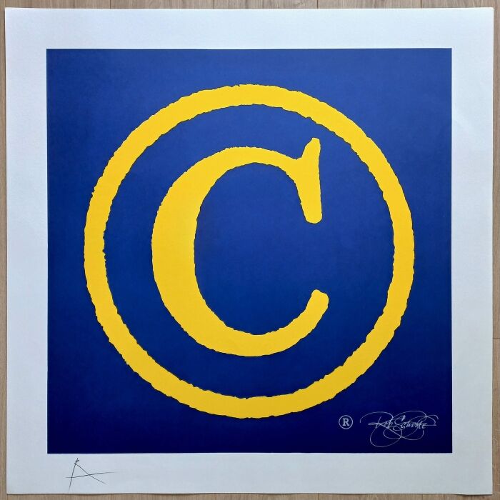 Rob Scholte - 'Copyright' - Zeefdruk, blad