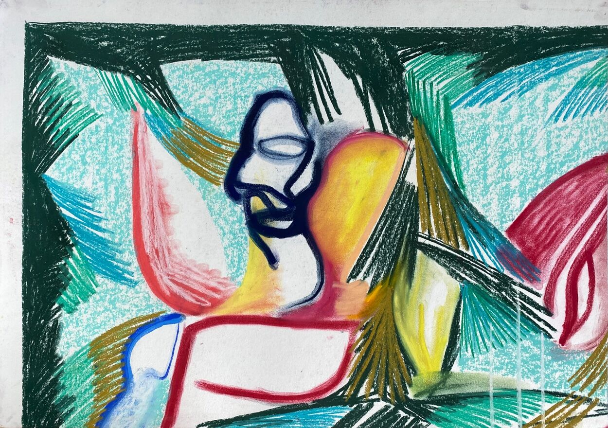 Thomas van der Linden - 'Zonder titel pastel' deel 1 - pastel op papier