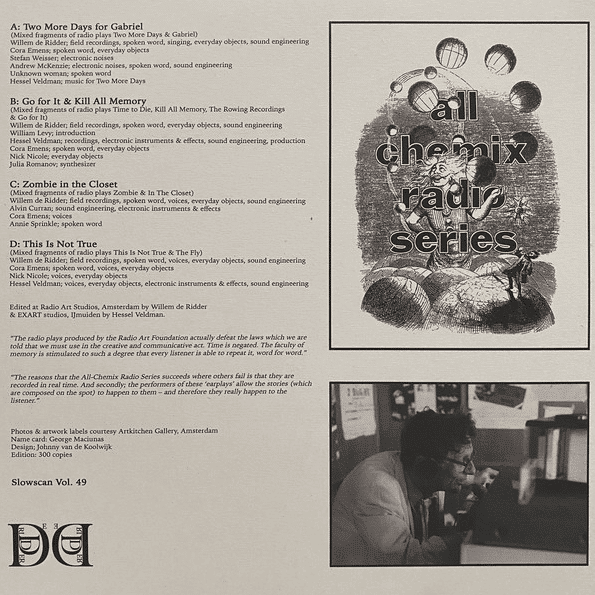 Willem de Ridder - "All Chemix Radio" - Vinyl