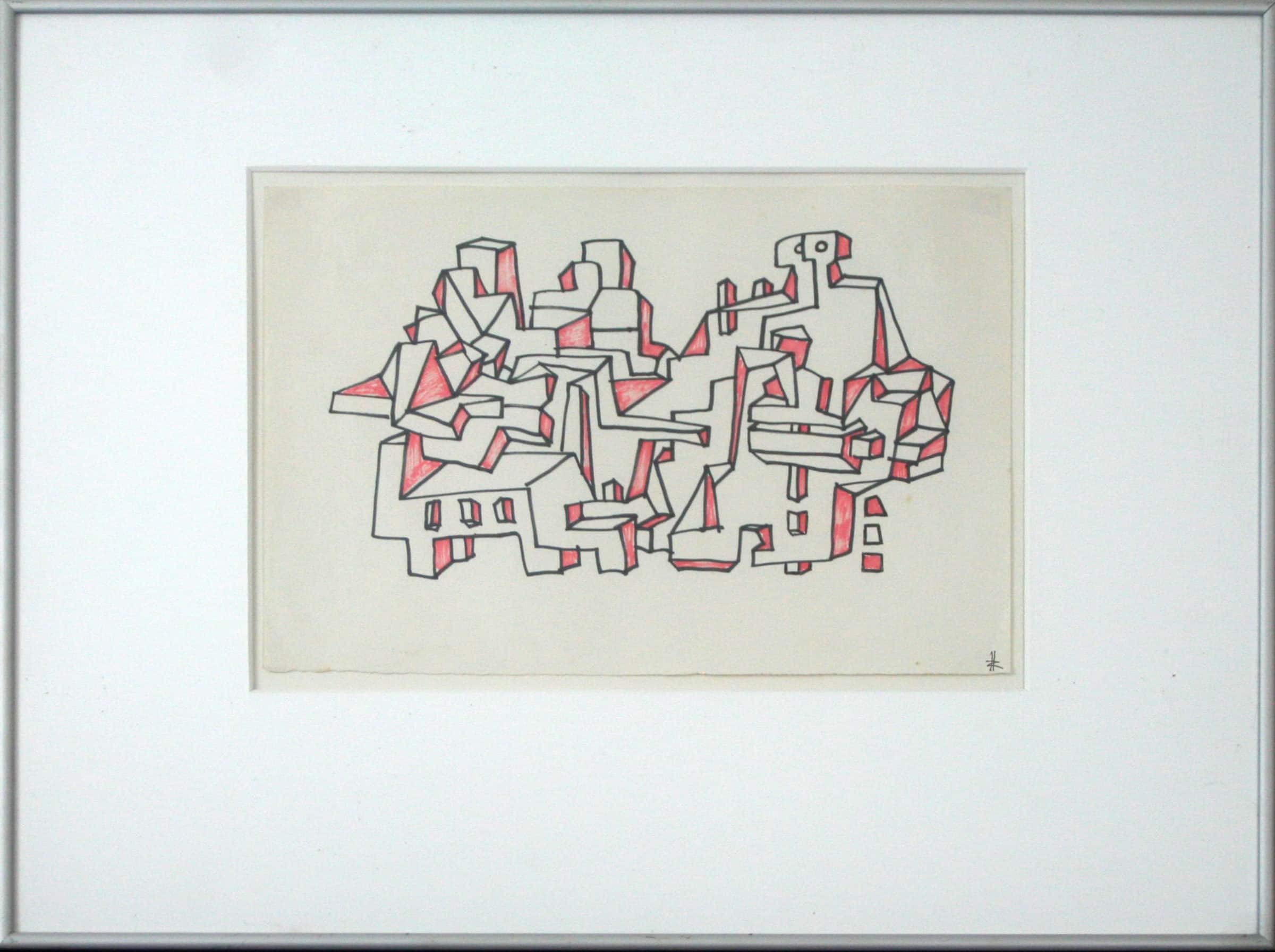 Tekening zonder titel - Henk Zweerus