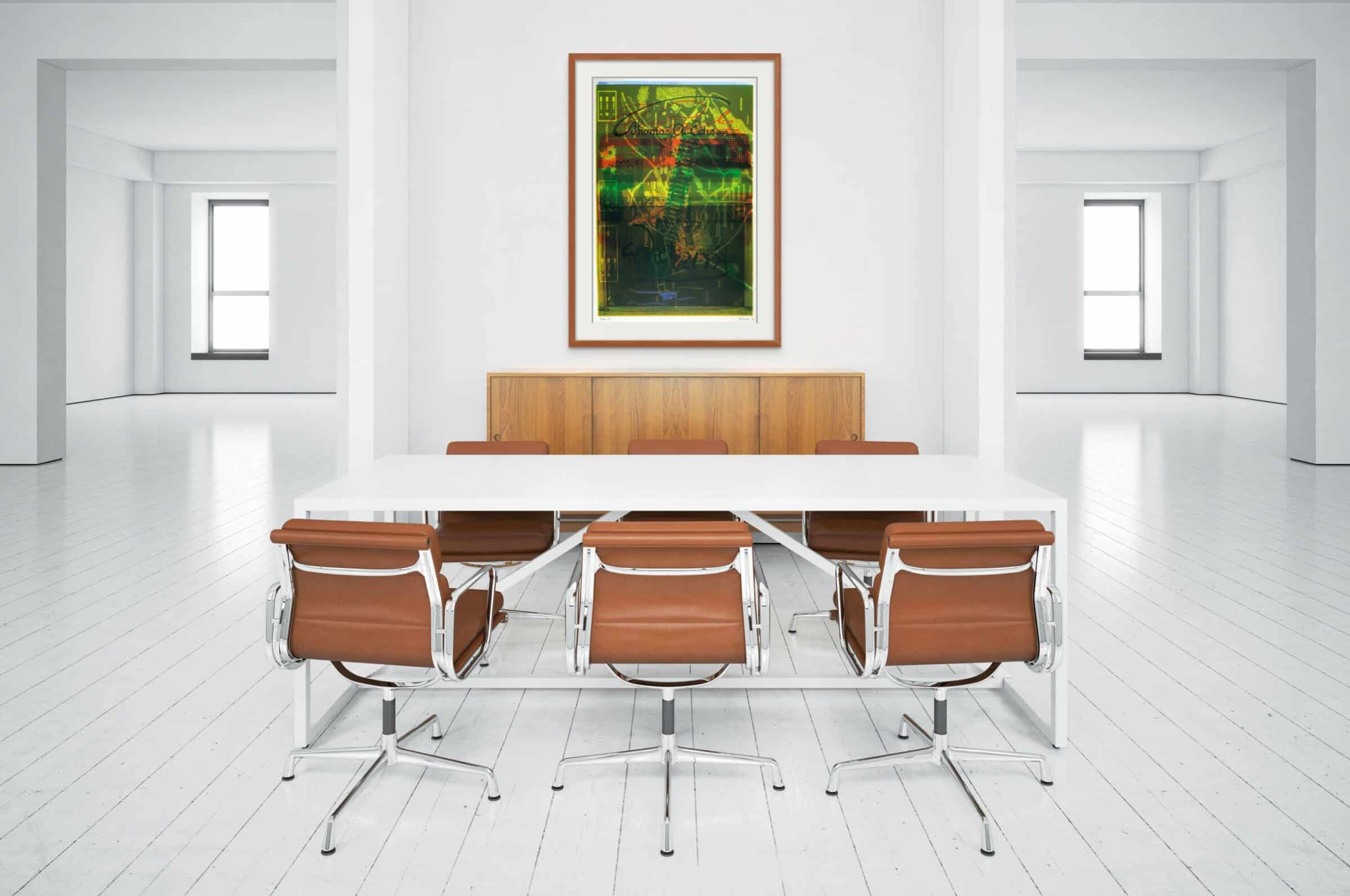 Rob Scholte - Thomas A. Edison - impressie in interieur met lijst