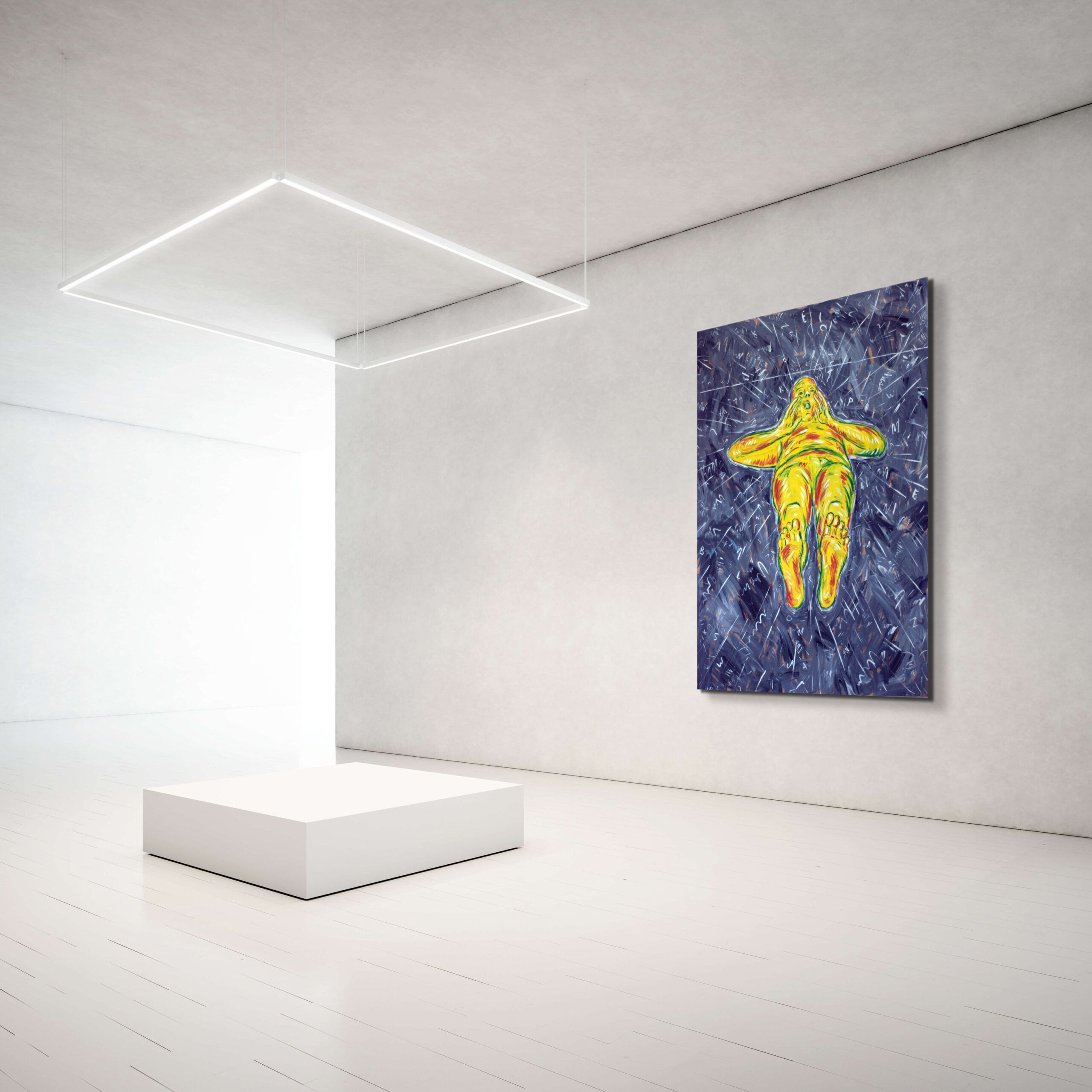 Aad Berlijn - ‘Roeper’ – Zijaanzicht, in interieur