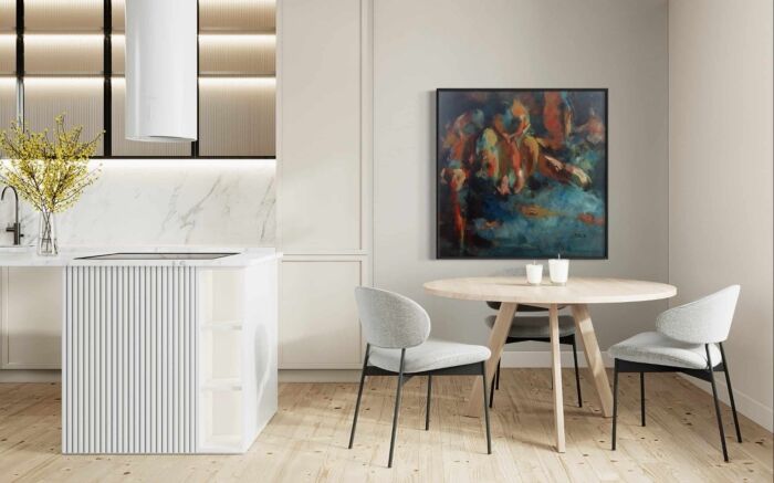 HELMA KOTOUN - Olieverf op Meranti - in interieur