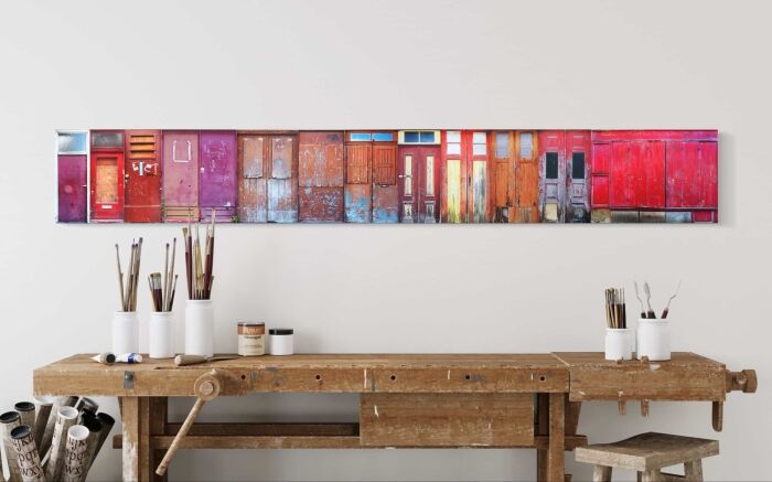 Bram Boeckhout - "Rode deur" - Impressie in interieur