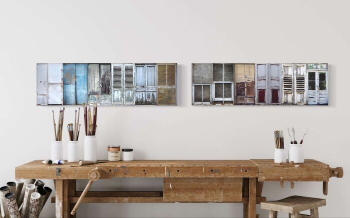 Bram Boeckhout - "Witte deur" - Impressie in interieur