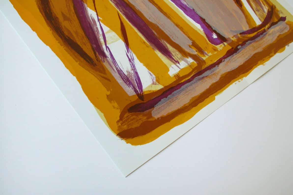 Bram van Velde - kleuren litho detail