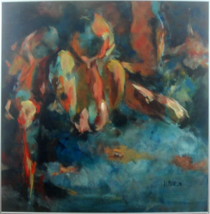 HELMA KOTOUN - Oil painting on Meranti panel