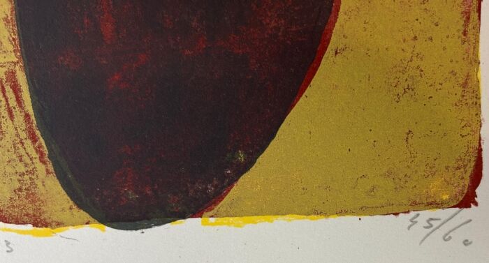 Piet Warffemius - 'Globus' - litho - nummering