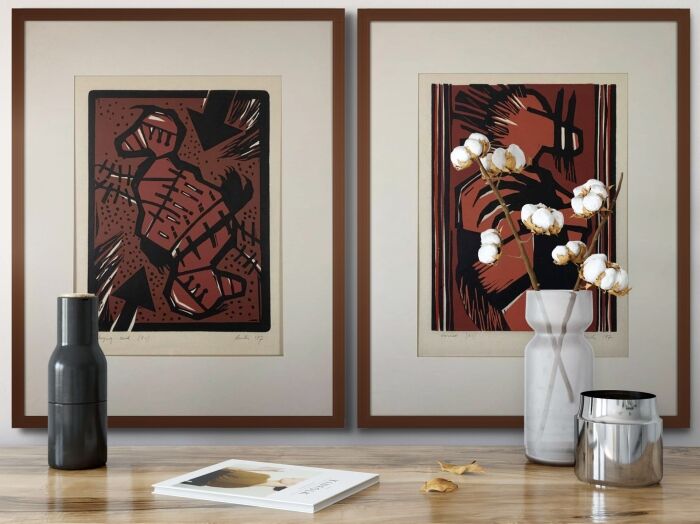 Playing Card en Warrior in interieur