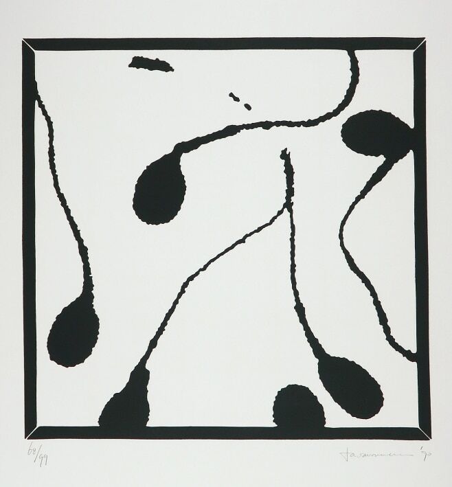 Ton van Summeren - Houtsnede zonder titel (groot)