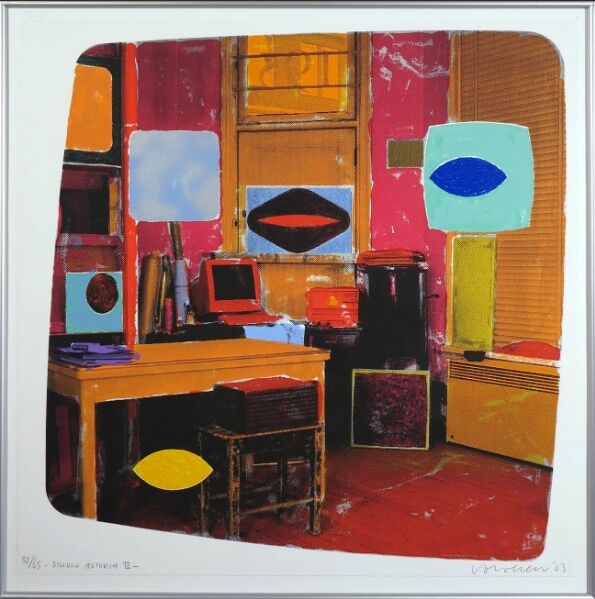 JELIS VAN DOLDEREN - Silkscreen print "Studio Astoria II"