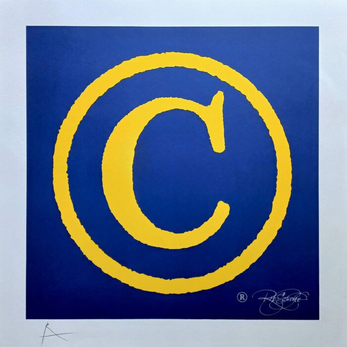 Rob Scholte - 'Copyright' - Zeefdruk